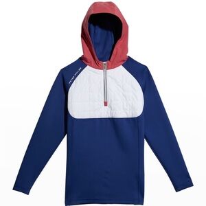 Peter Millar Blue and Red Kids Hoodie